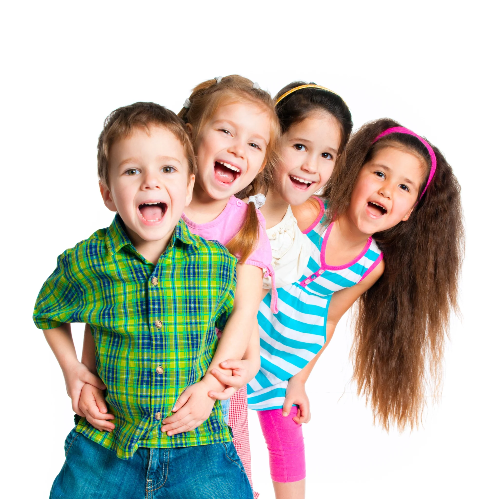 Niños aprendiendo inglés en Capitol School