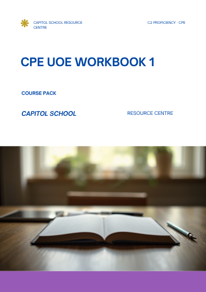 CPE UOE Workbook 1