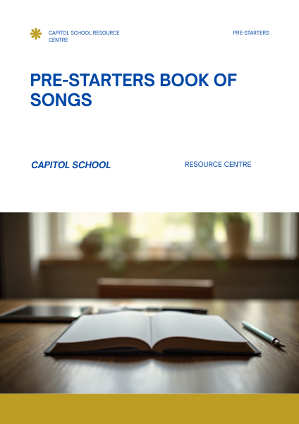 Pre-Starters Book of Songs